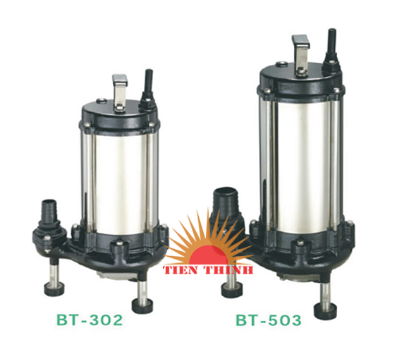 Bơm chìm cánh cắt rác